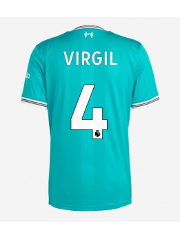 Billige Liverpool Virgil van Dijk #4 Tredjedrakt 2025-26 Kortermet
